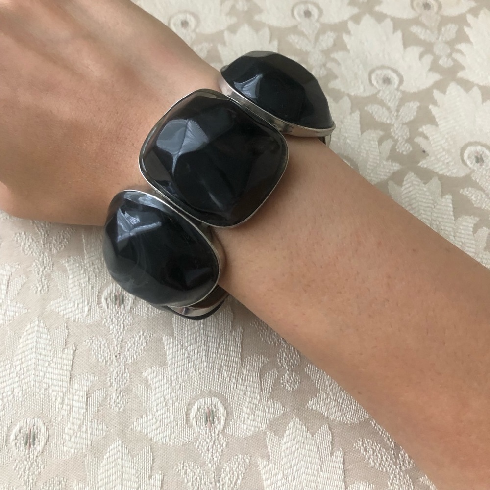 Large Stone Statement Bracelet